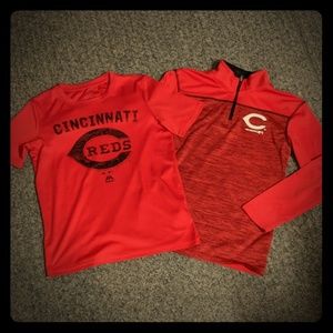 Boys Cincinnati Red's Shirts size M 10/12